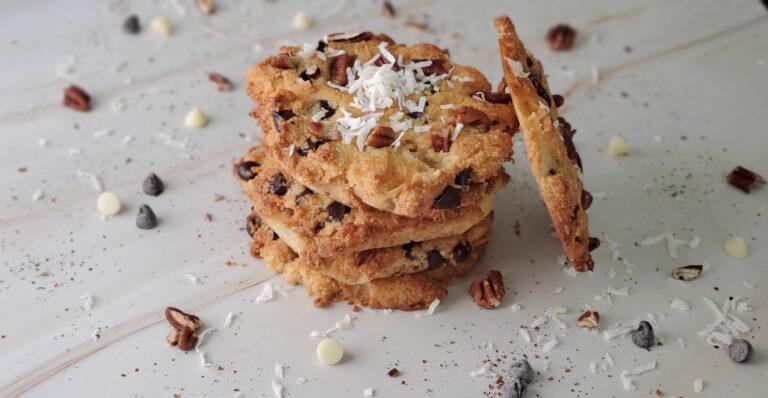 Galletas De Chispas De Chocolate Con Nueces